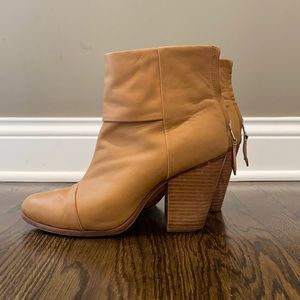 Rag & Bone Newbury Boot Caramel Colored Leather